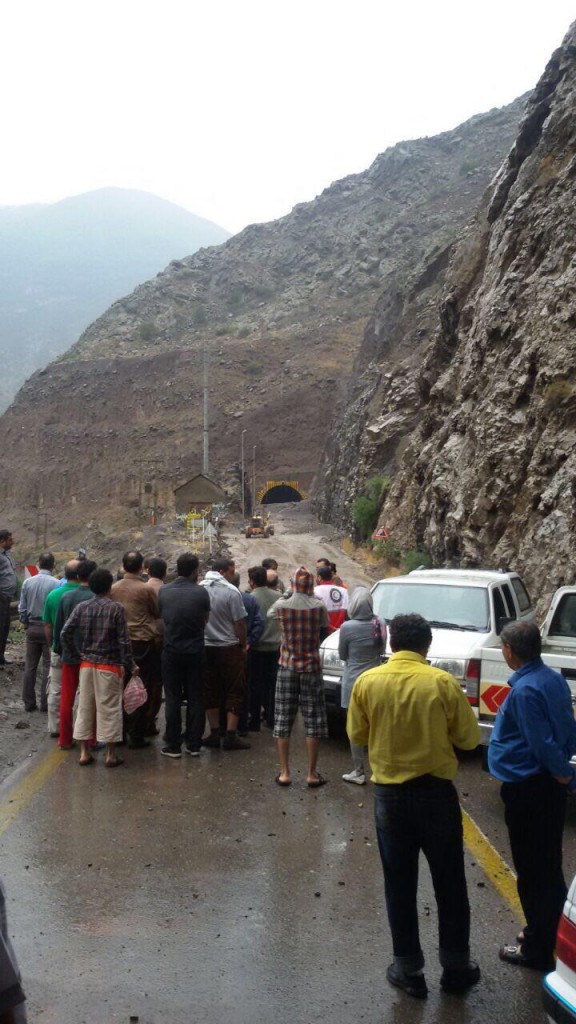 سیل در جاده هراز