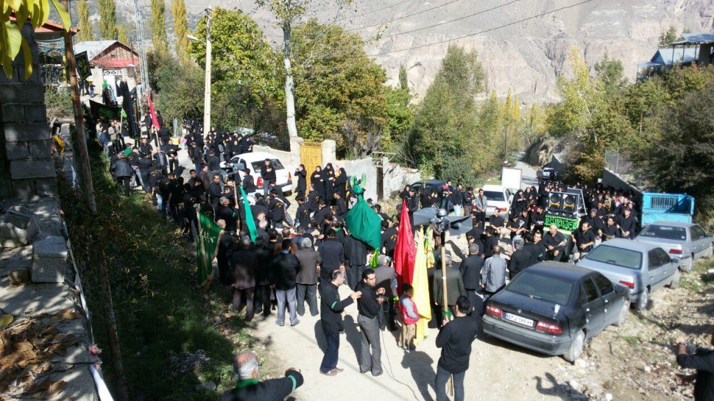 عزاداری در روستای گیلاس لاریجان